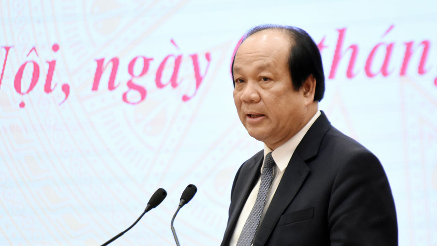 Bộ trưởng, Chủ nhiệm VPCP Mai Tiến Dũng (ảnh Mạnh Thắng)