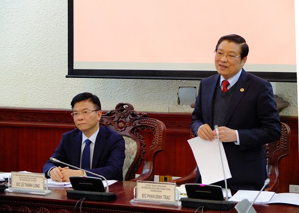 Đoàn công tác của Ban Chỉ đạo T.Ư về Phòng chống tham nhũng kiểm tra tại Bộ Tư pháp