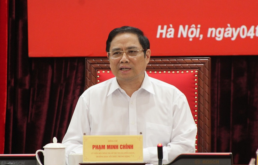 Ông Phạm Minh Chính, Trưởng Ban Tổ chức Trung ương (ảnh Văn Kiên)