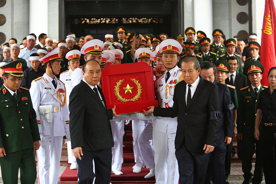Tiễn đưa vị tướng huyền thoại của Trường Sơn về với đất mẹ