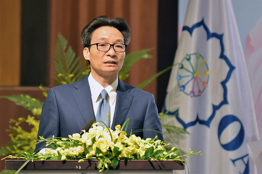 Phó Thủ tướng Vũ Đức Đam phát biểu tại Hội nghị 