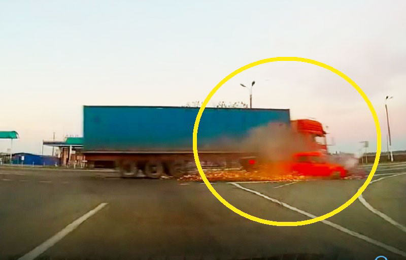 Những kỹ năng sống còn khi lưu thông cùng xe container