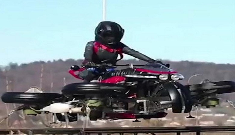 Môtô bay như phim viễn tưởng dự kiến ra mắt vào tháng 10