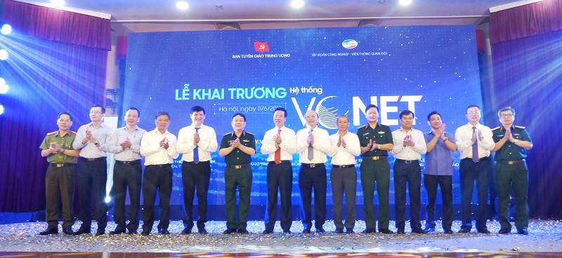 Lễ khai trương hệ thống thông tin điện tử tuyên giáo (VCNET)