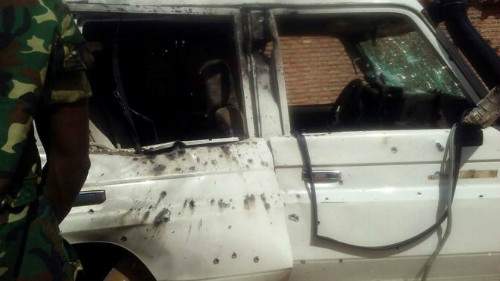 Tướng Athanase Kararuza bị ám sát tại trường của con. Ảnh: BBC