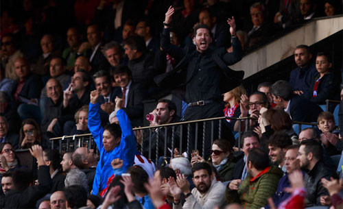 Thiếu vắng Simeone sẽ là thách thức lớn đối với cầu thủ Atletico. Ảnh: Sky.