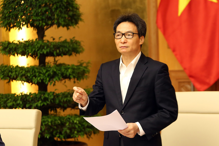 Phó Thủ tướng Vũ Đức Đam chủ trì cuộc họp của Ban Chỉ đạo phòng, chống dịch
