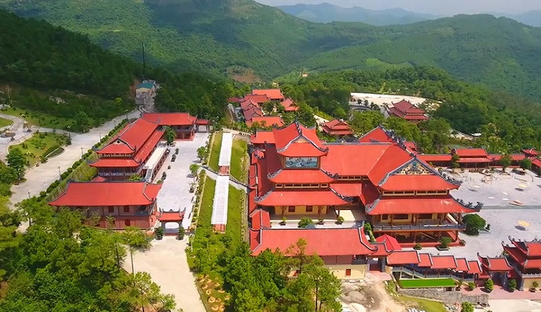 Quy mô của chùa Ba Vàng qua hơn 10 năm biến đổi