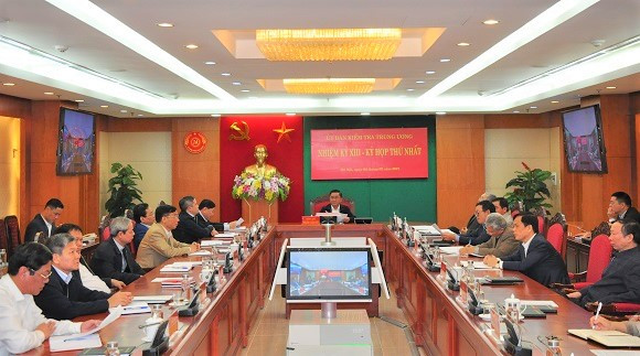 Kỳ họp thứ nhất UBKT T.Ư khóa XIII