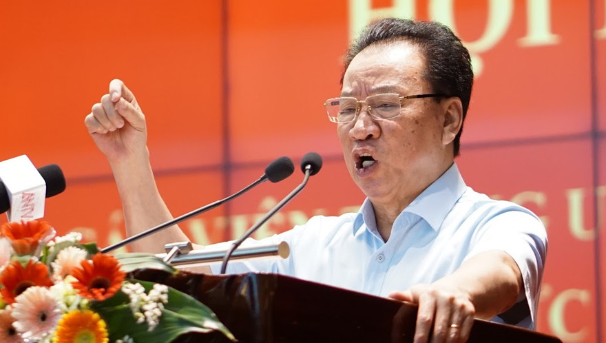 Ông Phùng Hữu Phú, Phó Chủ tịch Hội đồng lý luận T.Ư