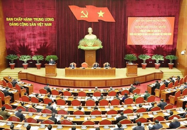 Hội nghị tổng kết công tác ngành Nội chính Đảng năm 2018 (ảnh TTXVN)