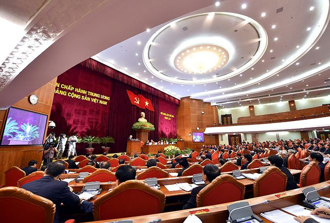 Các đại biểu tham dự hội nghị trung ương 6