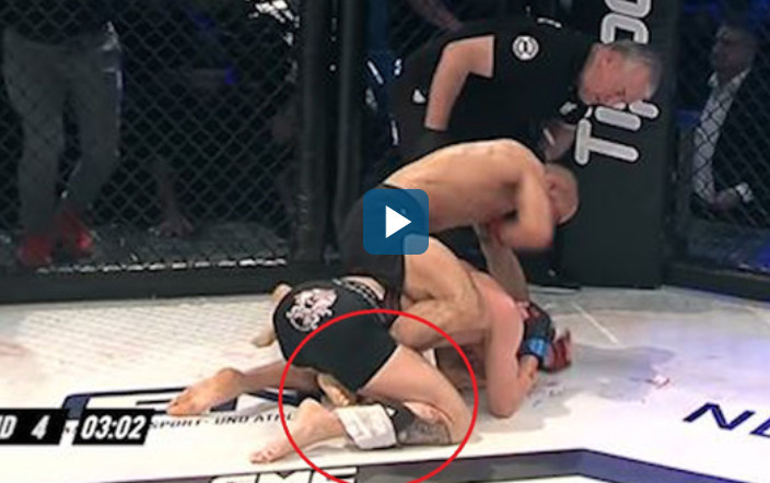 Tung khăn trắng đầu hàng, võ sĩ vẫn bị đánh tơi tả