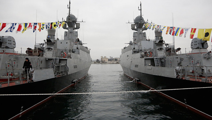 Các tàu hải quân của Nga (Ảnh: Sputnik)