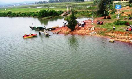 Nơi phát hiện tư trang cá nhân của bà L.,