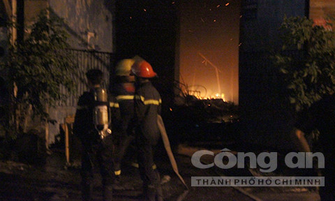 Hiện trường vụ cháy