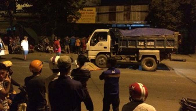 Hiện trường vụ tai nạn 