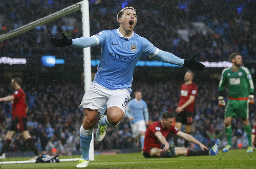 Nasri thành người hùng của Man City. Ảnh: Reuters.
