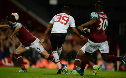Rashford đã ghi sáu bàn trong 11 trận đá cho Man Utd. Ảnh: Hooper.