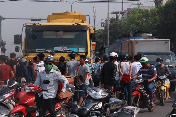 Hiện trường vụ tai nạn 