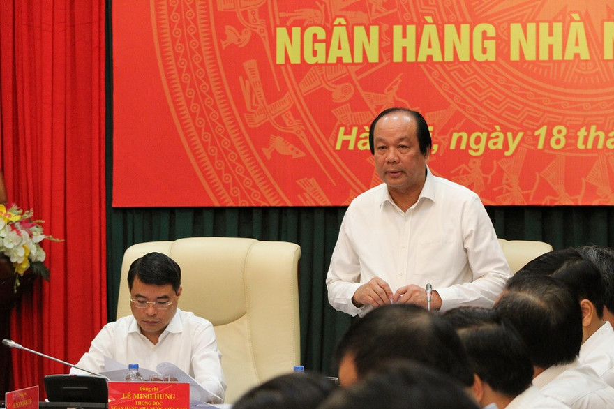 Ông Mai Tiến Dũng, Tổ trưởng Tổ công tác truyền đạt ý kiến của Thủ tướng. Ảnh: V.K