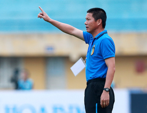 Tân HLV Chu Đình Nghiêm đã giúp Hà Nội T&T thoát khỏi khủng hoảng. Ảnh: Ngọc Dung