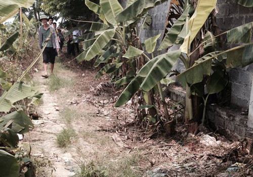 Nơi xảy ra án mạng. 