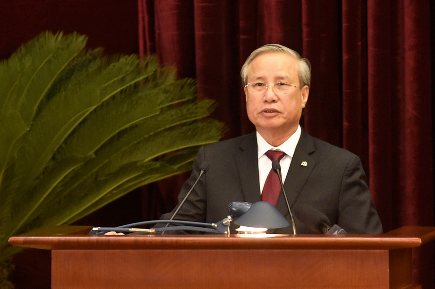 Uỷ viên Bộ Chính trị, Thường trực Ban Bí thư Trần Quốc Vượng. Ảnh: Chinhphu