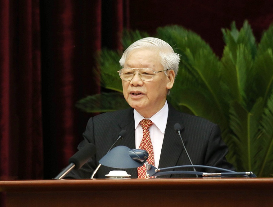 Tổng Bí thư, Chủ tịch nước Nguyễn Phú Trọng phát biểu bế mạc Hội nghị Trung ương 11