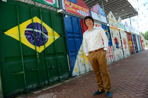 Hoàng Tuấn Anh lập nên mô hình chợ phiên container đầu tiên tại Việt Nam. 