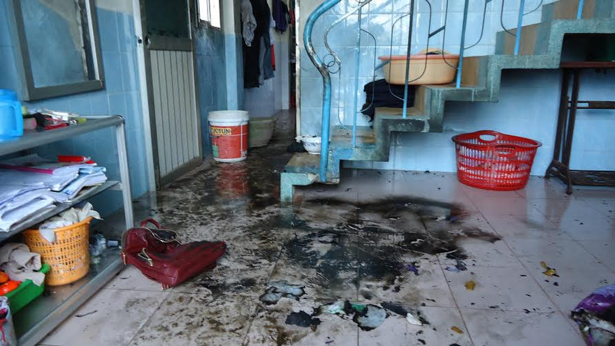 Hiện trường vụ hỏa hoạn