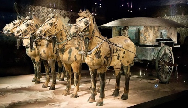 Cỗ xe ngựa 2.000 năm trong lăng mộ Tần Thủy Hoàng