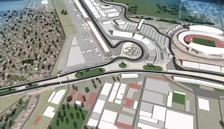 Hình dáng đường đua F1 xây dựng tại Hà Nội