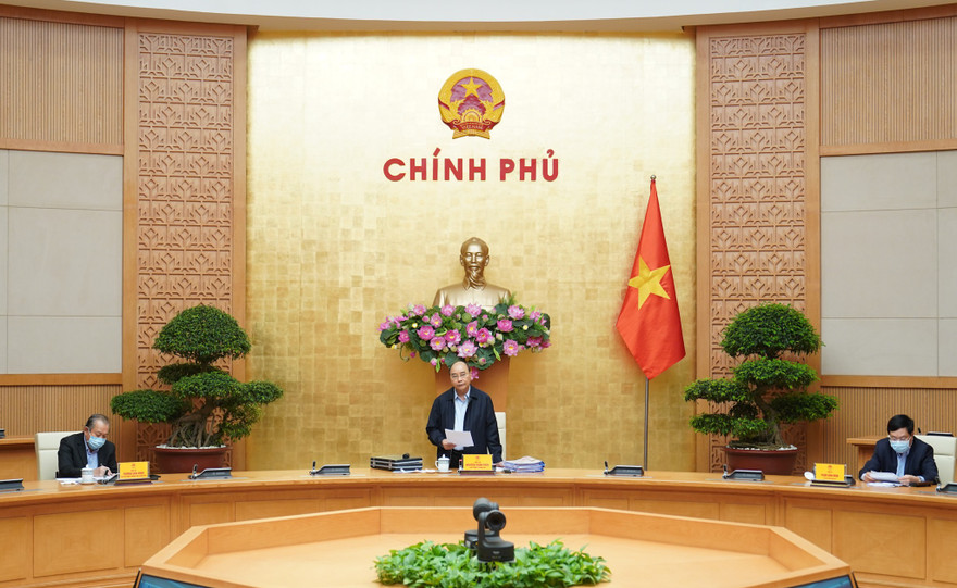 Thủ tướng chủ trì cuộc họp Thường trực Chính phủ về phòng,chống dịch COVID-19