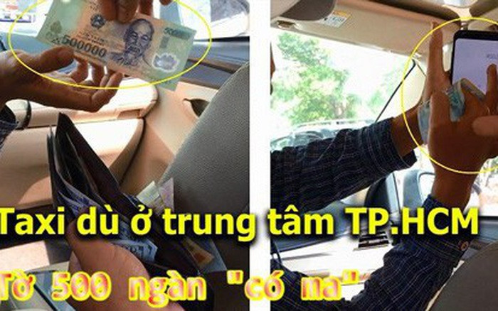 Xem màn phù phép ‘đồng 500.000 thành 20.000' của các taxi dỏm