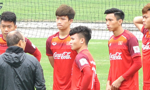 Quang Hải, Văn Hậu hội quân tập luyện cùng U23 Việt Nam