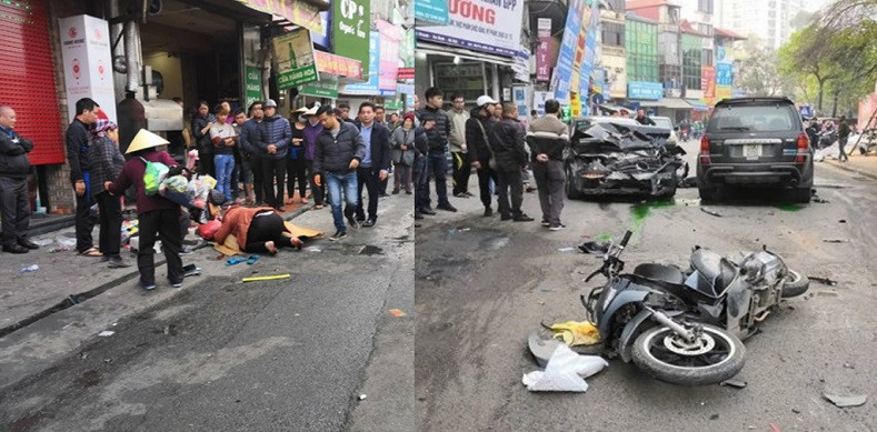 Ô tô đâm tử vong người đi bộ: Vỉa hè ở đâu?