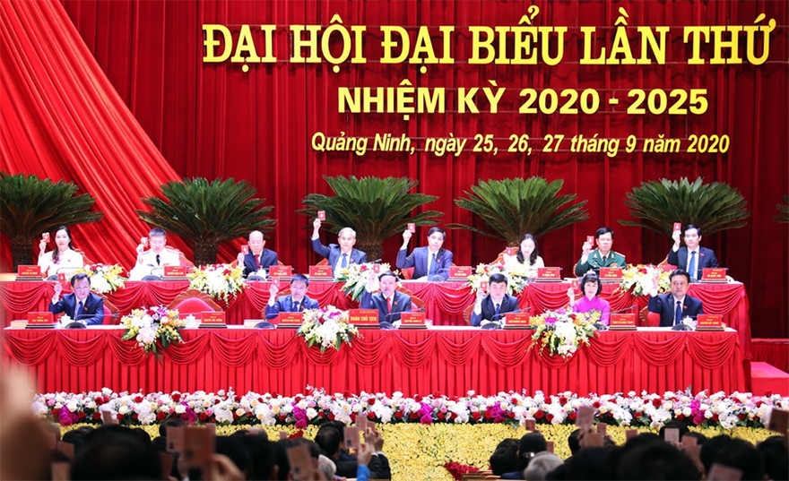 Đại hội Đại biểu Đảng bộ tỉnh Quảng Ninh lần thứ XV.