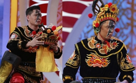 Bình Minh trong tạo hình Thiên Lôi khiến khán giả vô cùng thích thú.