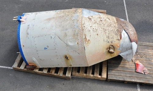 Mảnh vỡ nghi là từ tên lửa tầm xa Triều Tiên phóng ngày 7/2. 