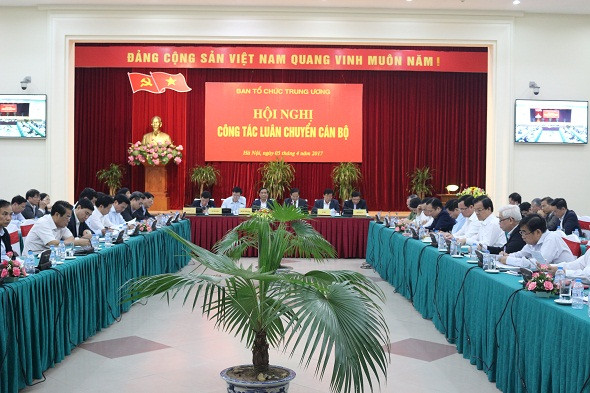 Hội nghị công tác luân chuyển cán bộ (ảnh BTC)