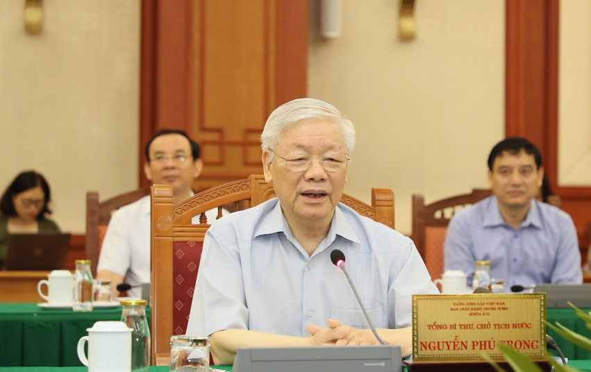 Tổng Bí thư, Chủ tịch nước Nguyễn Phú Trọng (ảnh: Phúc Minh)