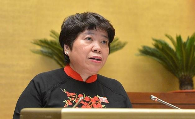 Chủ nhiệm Uỷ ban Xã hội Nguyễn Thúy Anh (ảnh Nhật Minh)