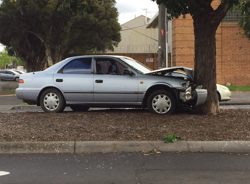 Chiếc xe bị trộm ban đầu. Ảnh: Robert King.