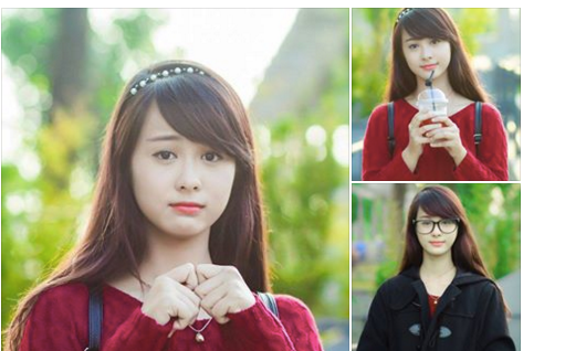 Hình ảnh của thiếu nữ Hải Phòng hút hàng ngàn Like trên mạng xã hội