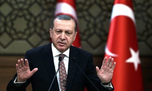 Tổng thống Thổ Nhĩ Kỳ Recep Tayyip Erdogan. Ảnh: AP