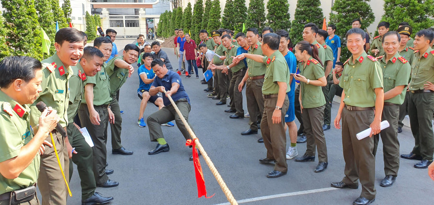 Tuổi trẻ Công an nhân dân sôi nổi hoạt động Tháng Thanh niên 2019