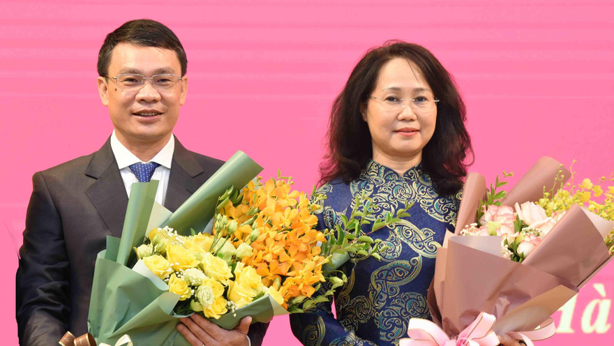 Bà Lâm Thị Phương Thanh và ông Đặng Khánh Toàn (Ảnh T.Y)