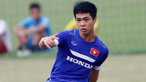 Tiền đạo Công Phượng.