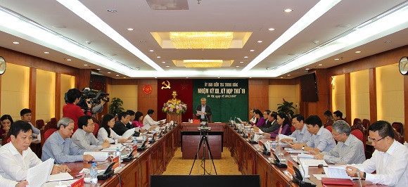 Phiên họp thứ 19 của Uỷ ban Kiểm tra Trung ương